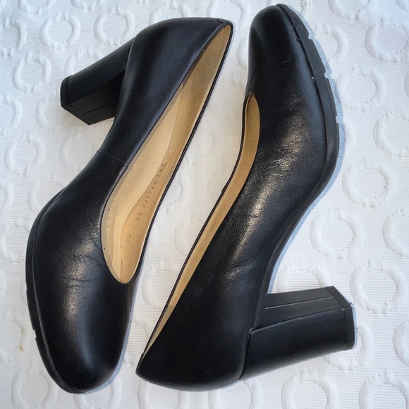 GEOX 39/9 Nappa leather pumps, EUC, "Annya" in black - Picture 2 of 16